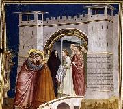 GIOTTO di Bondone Meeting at the Golden Gate Germany oil painting artist